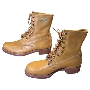 Greb Tan Leather Insulated Work Boots 8.5